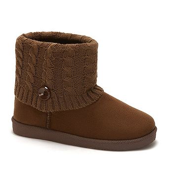 Andrea Winter Booties With Knit Shaft 57955