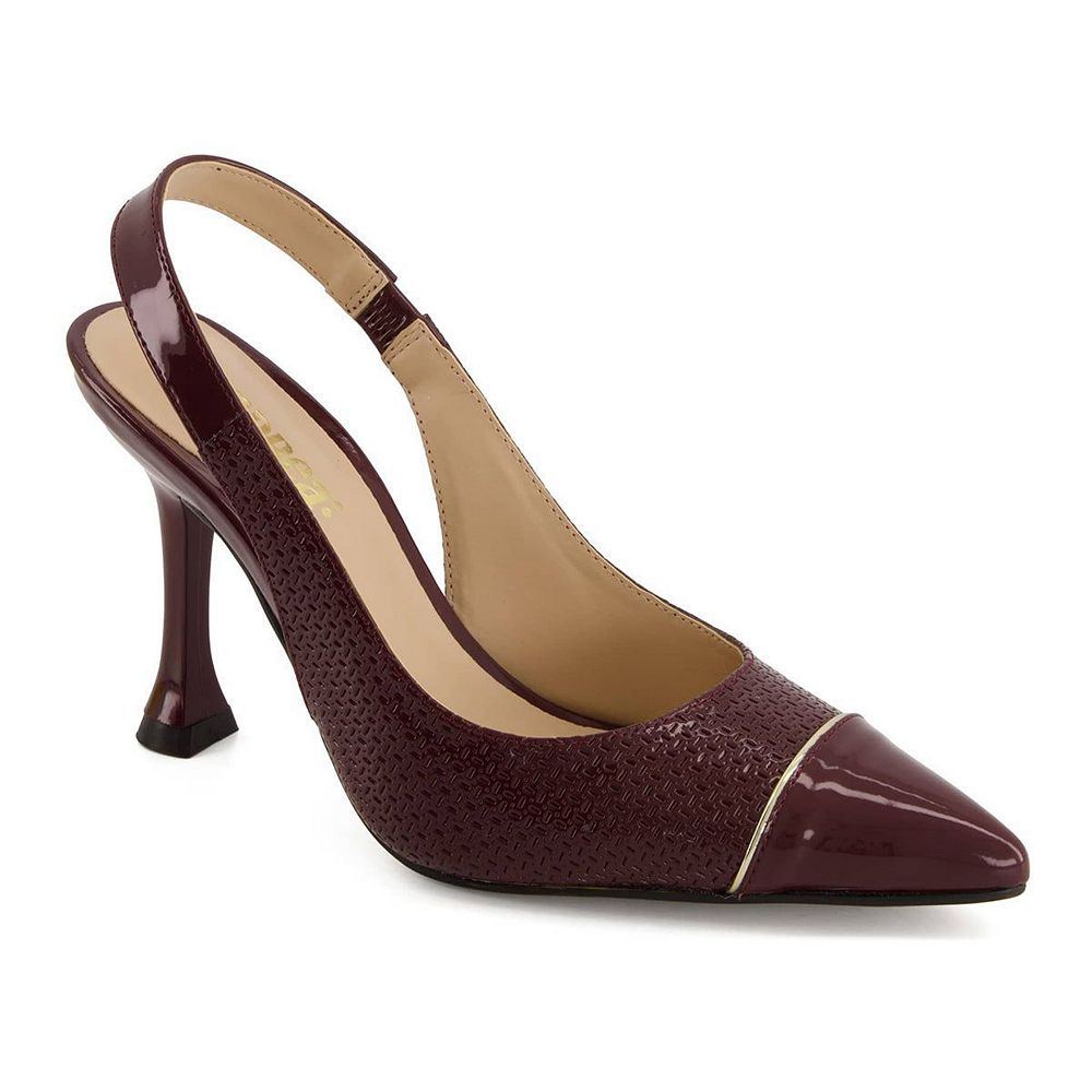 stiletto slingback pumps