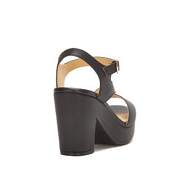 Andrea Fashion High Heel Ankle Strap Pumps 54773