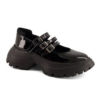 Andrea Womens Combat Mary Janes 87254