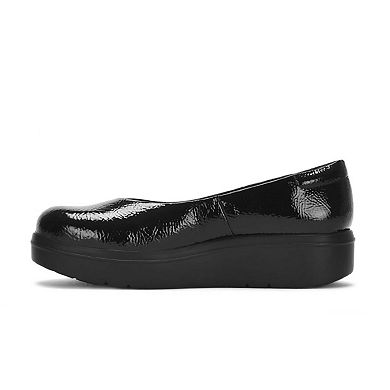 Andrea Womens Platform Patent Moccasins 63325