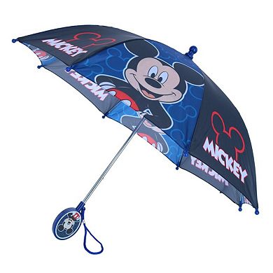 U.P.D., INC Kids' Disney Mickey Mouse Clamshell Handle Stick Umbrella