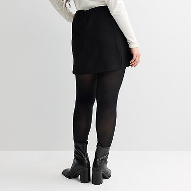 Juniors' Plus Size SO® Classic Mini Skort