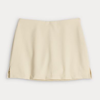 Juniors' SO® Curvy Fit Mini Skort