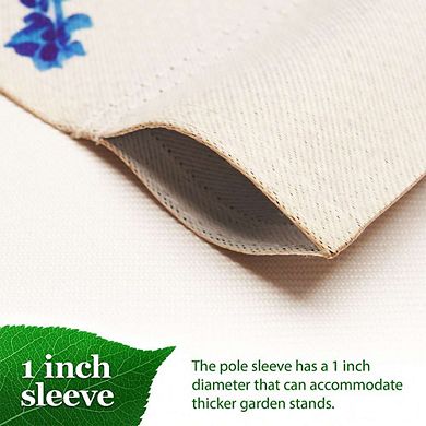 G128 Garden Flag 12x18 Inches Welcome Patriotic Mason Jar Printed Blockout Polyester