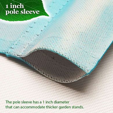 G128 Garden Flag Stand & Garden Flag 12x18 IN America My Home My Heart Double Sided