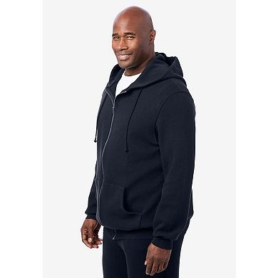KingSize Men's Big & Tall Heavyweight Double Knit Zip Hoodie