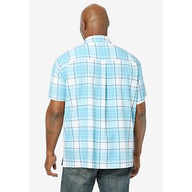 KingSize Men's Big & Tall Double Pocket Short Sleeve Performance Shirt