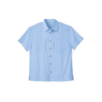 KingSize Men's Big & Tall Double Pocket Short Sleeve Performance Shirt