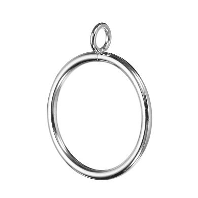 14 PCS Curtain Rod Rings with Eyelets Metal 1.8 Inch