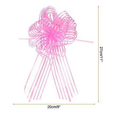 15pcs 8 Inch Organza Large Pull Bows Gift Wrapping Bows Ribbon