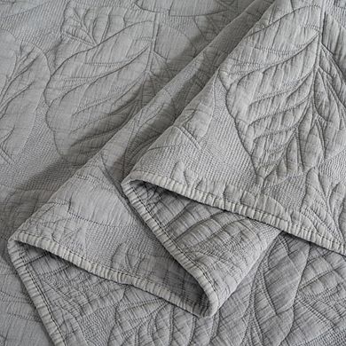 Wholelinens Stonewashed 3 Piece Cotton Bedspread Reversible Quilt Set