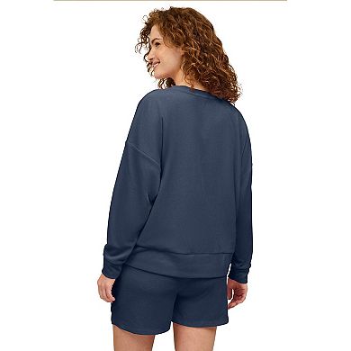 Ellos Plus Size Terry Cloth Short With Drawstring Waist