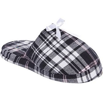 Dreams & Co. Plus Size Flannel Slipper