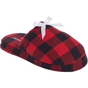 Dreams & Co. Plus Size Flannel Slipper