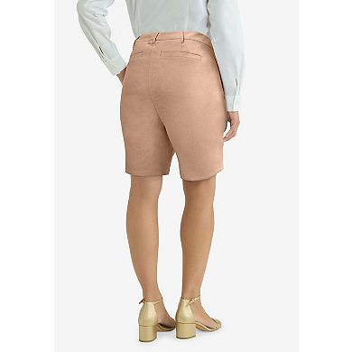 Jessica London Women's Plus Size Tailored Linen Short