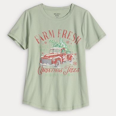 Women's Missy Farm Fresh Graphic Short Sleeve Tee