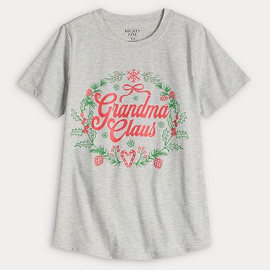 Women's Grandma Claus Graphic Tee
