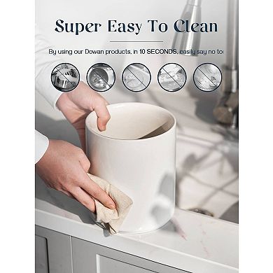 7.2″ Extra Large Ceramic Utensil Crock, Kitchen Utensil Holder