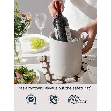 7.2″ Extra Large Ceramic Utensil Crock, Kitchen Utensil Holder