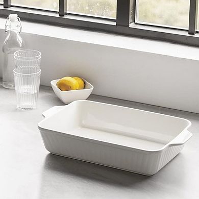 9''x13'' Ceramic Baking Dish, Large Lasagna Pan Deep for Oven, 4.2 Quarts Baking Pan with Handles