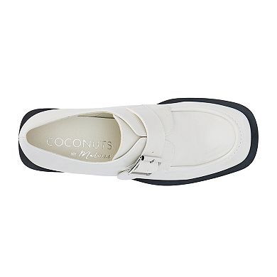 Coconuts by Matisse Hilary Women's Faux Leather Buckle Accent Heeled Loafers