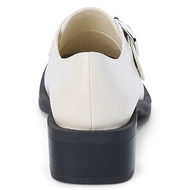 Coconuts by Matisse Hilary Women's Faux Leather Buckle Accent Heeled Loafers