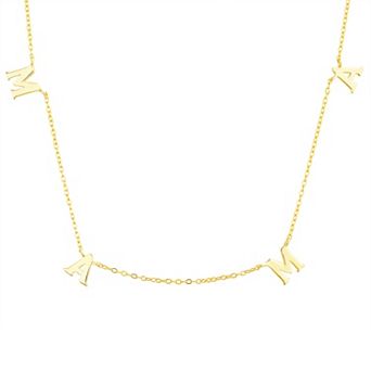 Paige Harper 14k Gold Plated MAMA Necklace