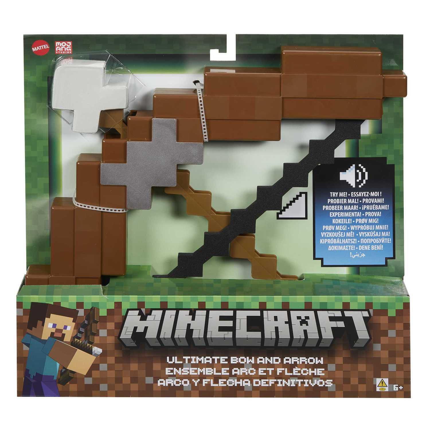 Детские фигурки Mattel Minecraft Ultimate Bow and Arrow with Sounds Role-Play Toy — фото 6