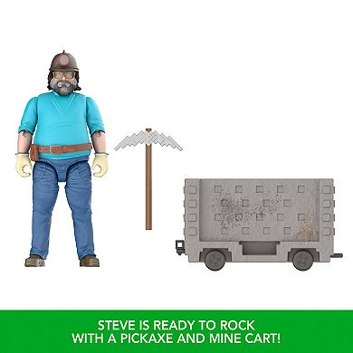 Mattel Minecraft Explosive Minecart Escape Action Figure & Accessories