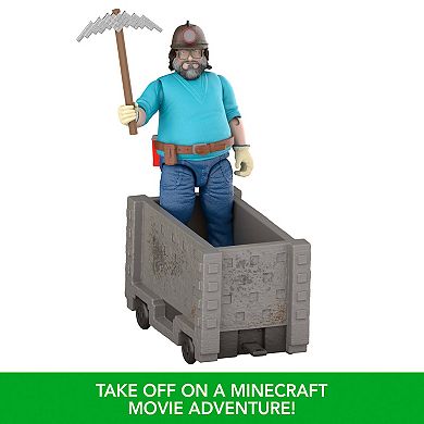 Mattel Minecraft Explosive Minecart Escape Action Figure & Accessories
