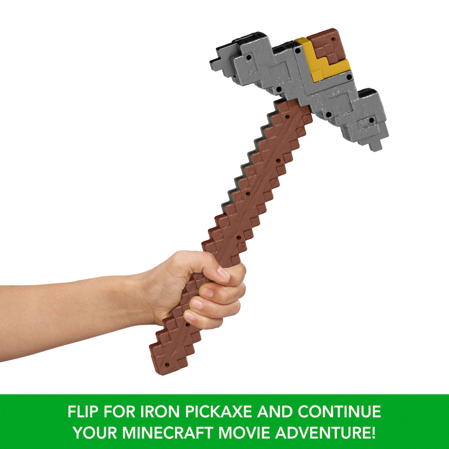 Детские фигурки Mattel Minecraft Click and Switch 2-in-1 Sword and Pickaxe Role-Play Toy — фото 5