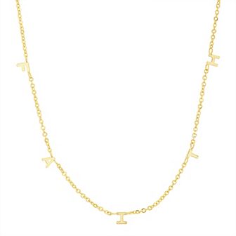 Paige Harper 14k Gold Plated Faith Necklace