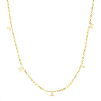 Paige Harper 14k Gold Plated Faith Necklace