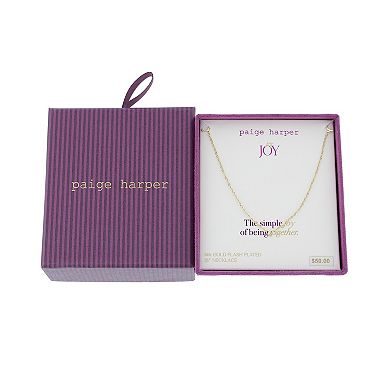 Paige Harper 14k Gold Plated Joy Necklace