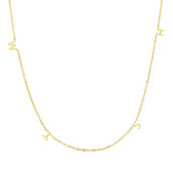 Paige Harper 14k Gold Plated WISH Necklace