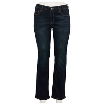 Juniors' Plus SO® Low Rise Bootcut Jeans