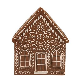 St. Nicholas Square® Ceramic Gingerbread House Three Table Decor