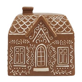 St. Nicholas Square® Ceramic A-Frame Gingerbread House Table Decor