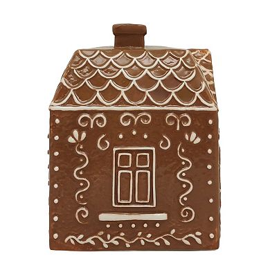 St. Nicholas Square Ceramic A-Frame Gingerbread House Table Decor