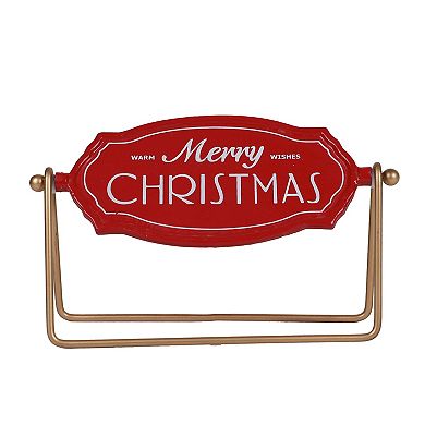 St. Nicholas Square® Double-Sided Happy Holidays Sentiment Table Decor