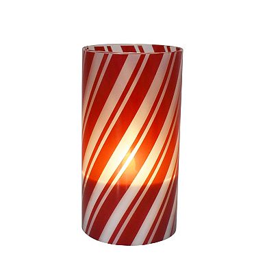 St. Nicholas Square® Candy Cane Hurricane Candle