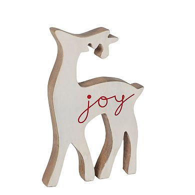 St. Nicholas Square® Wood Shaped Deer Table Decor