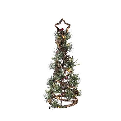 St. Nicholas Square® Med LED Pine Tree Table Decor