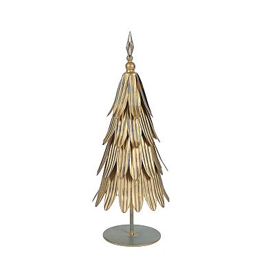 St. Nicholas Square® Brushed Metal Christmas Tree Table Decor