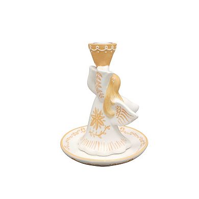 St. Nicholas Square® Ceramic Angel Taper Candle Holder