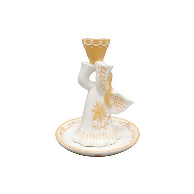St. Nicholas Square® Ceramic Angel Taper Candle Holder