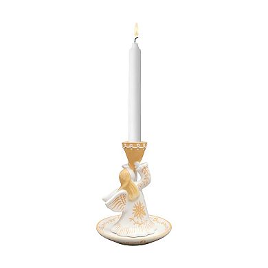 St. Nicholas Square® Ceramic Angel Taper Candle Holder