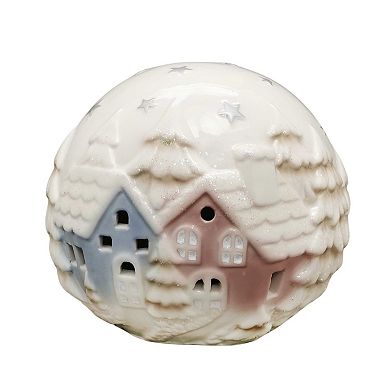St. Nicholas Square® Ceramic Village LED Orb Table Decor