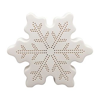 St. Nicholas Square® Ceramic LED Snowflake Table Decor